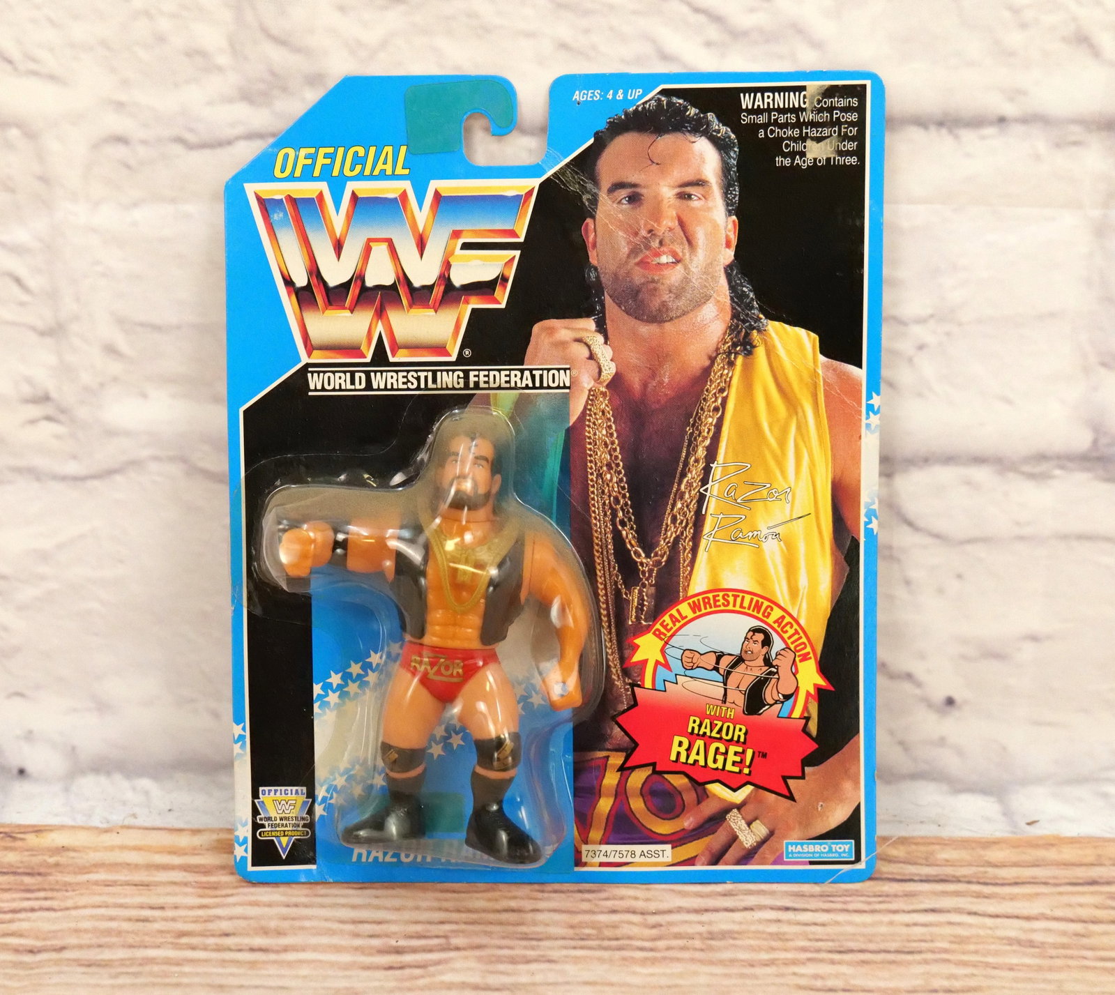 Hasbro WWF Razor Ramon Action Figure - Sealed: Hasbro WWF Razor Ramon Action Figure - Red Trunks - Sealed on Card. All invoices must be paid within 24 hours of the sale. We offer multiple shipping options besides the Liveauctioneers Liveship quote
