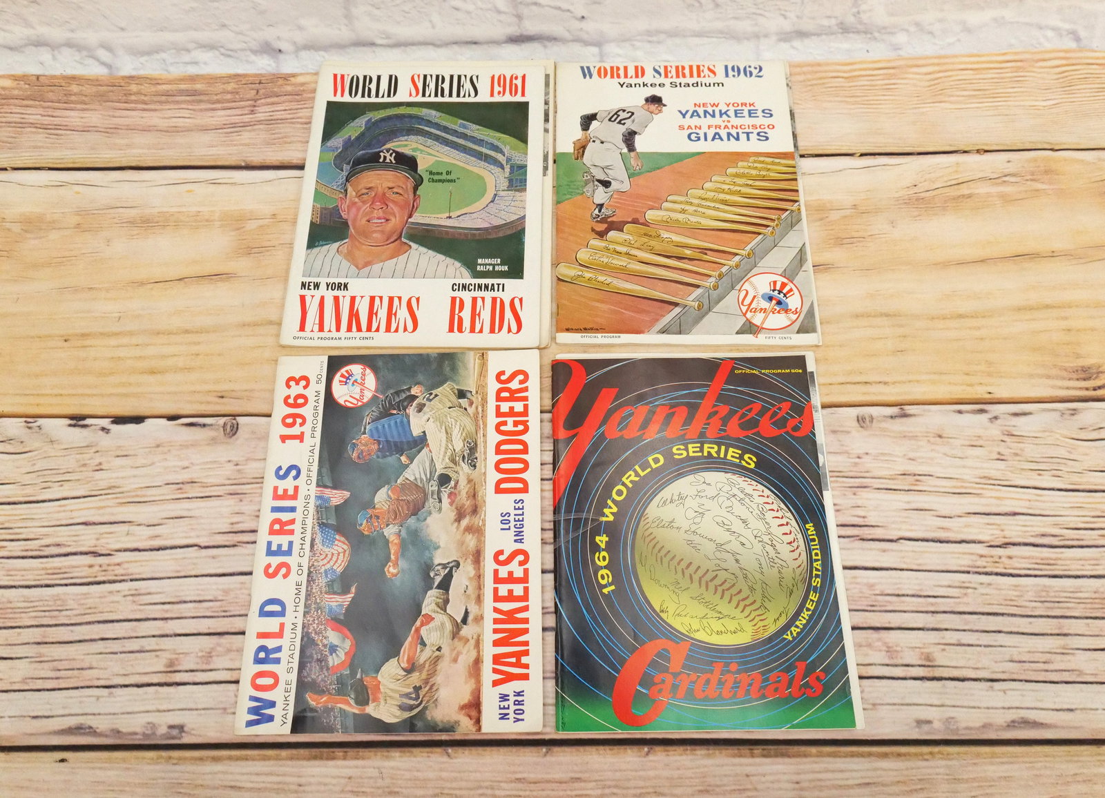 Lot of 4 World Series Programs (1 of 16)