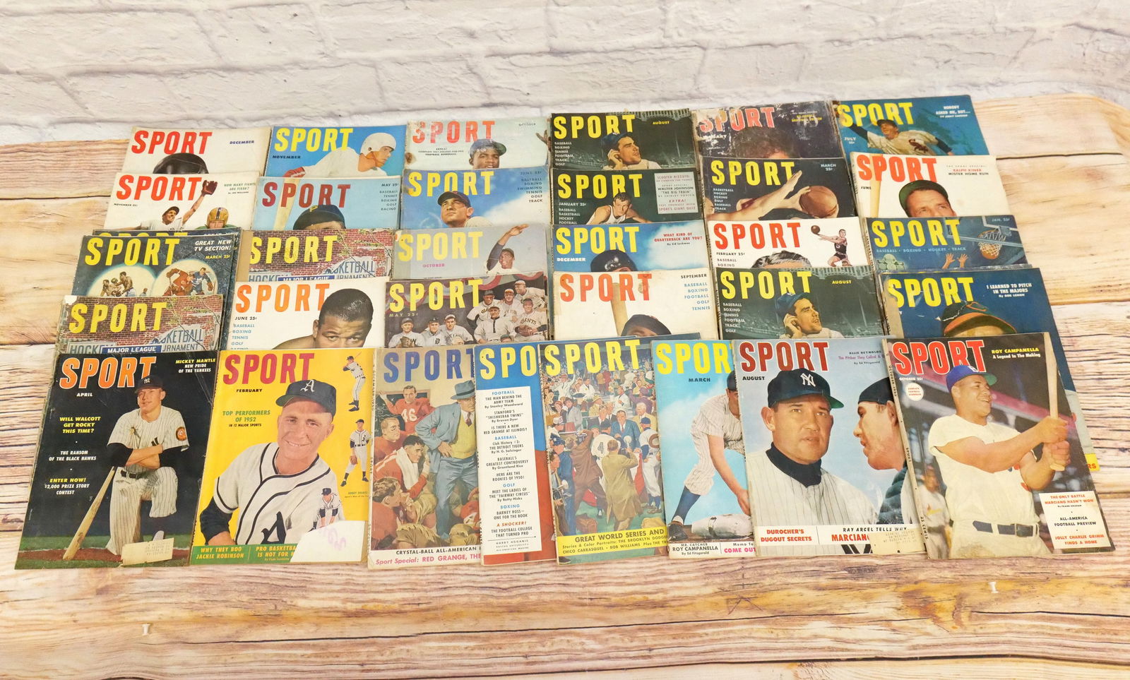 Large Lot of Sport Magazines - 1950-1953 (1 of 12)