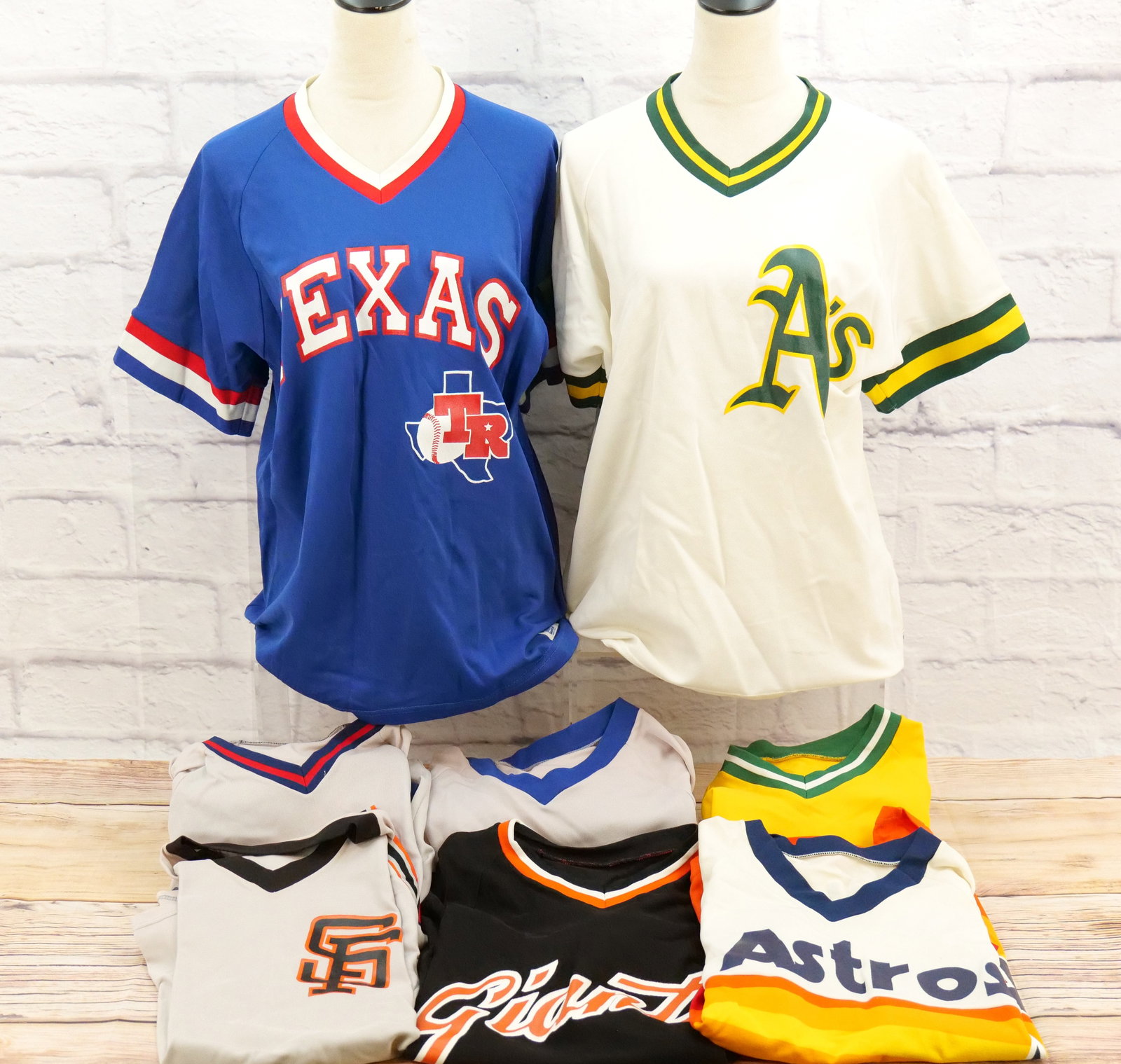 Lot of 8 American & National League West Jerseys (1 of 9)