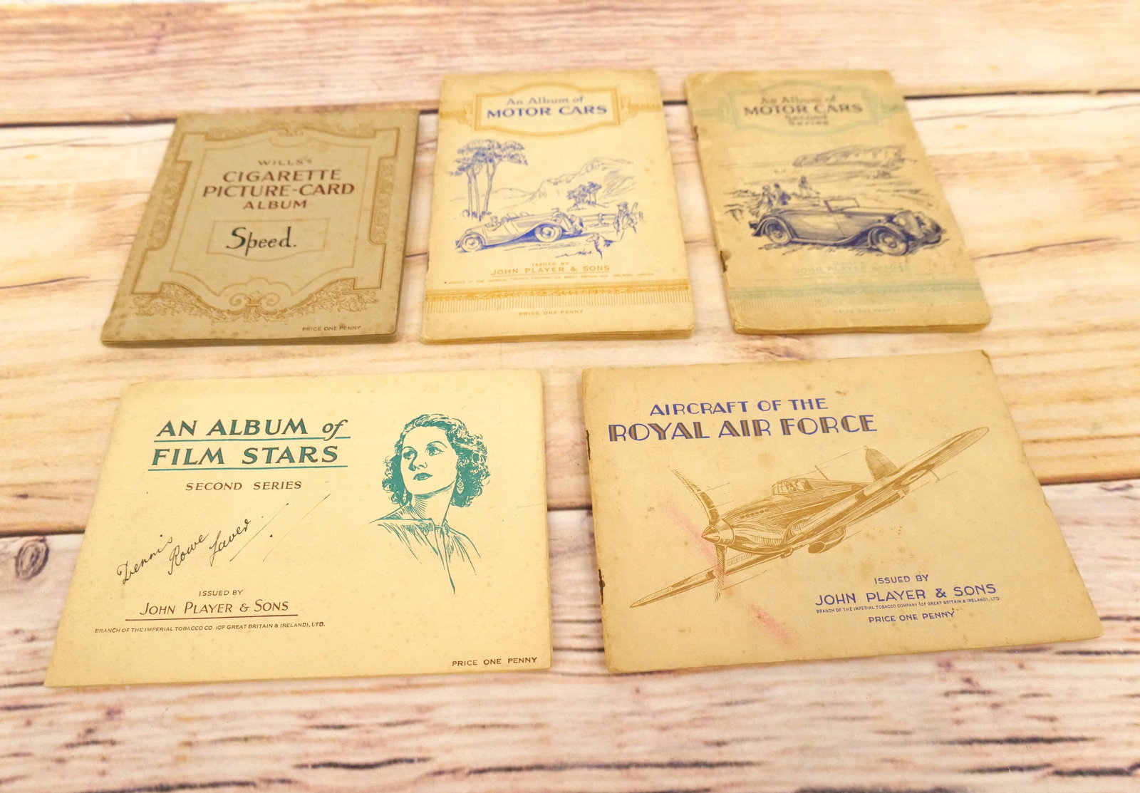 Lot of 5 Cigarette Picture Card Albums (1 of 17)