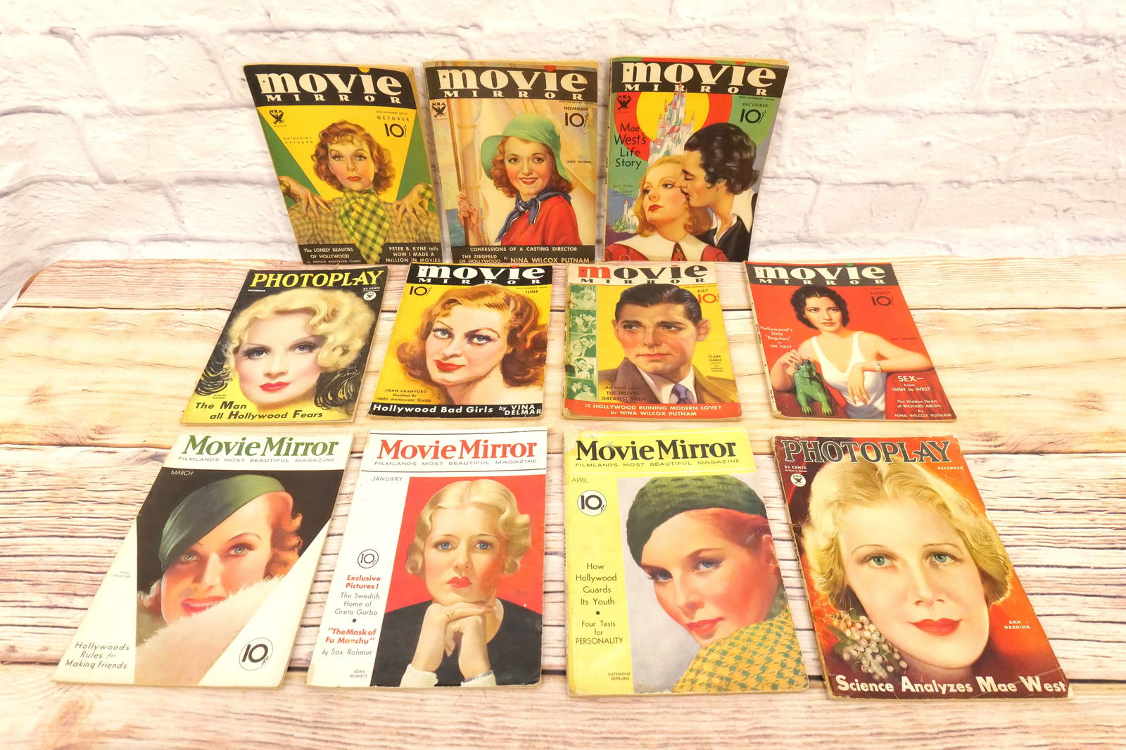 Lot of Motion Picture Magazines - 1933 (1 of 7)