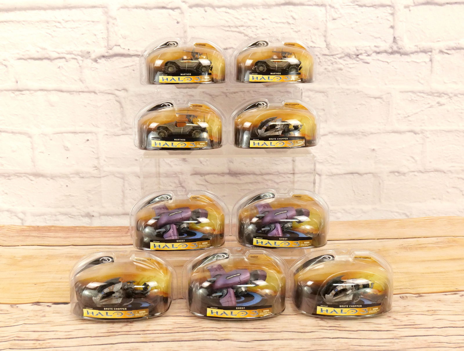 Lot of 9 McFarlane Halo 3 Vehicles (1 of 16)