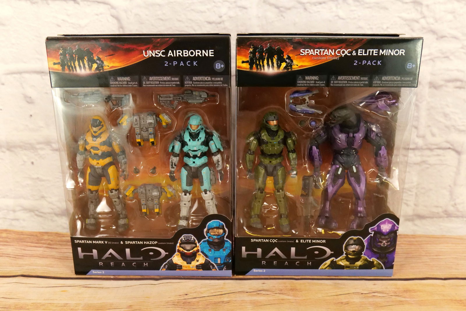 Lot of 2 Halo Reach 2 Pack Figure Sets (1 of 6)