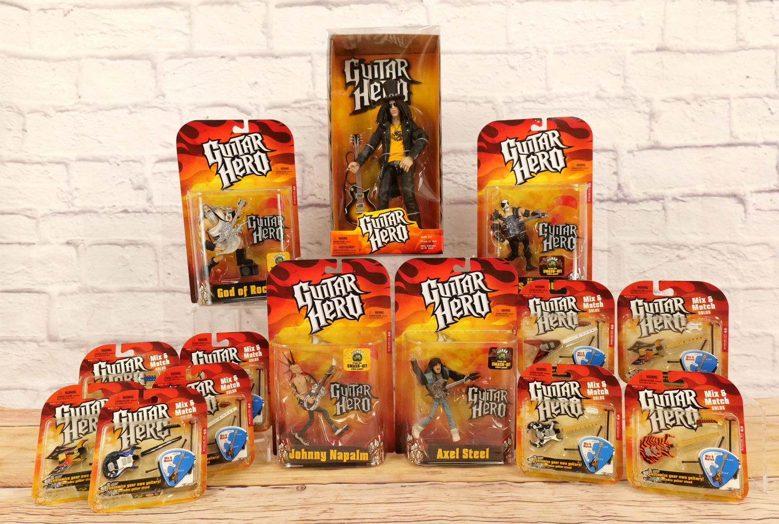 Lot of McFarlane Guitar Hero Action Figures (1 of 12)