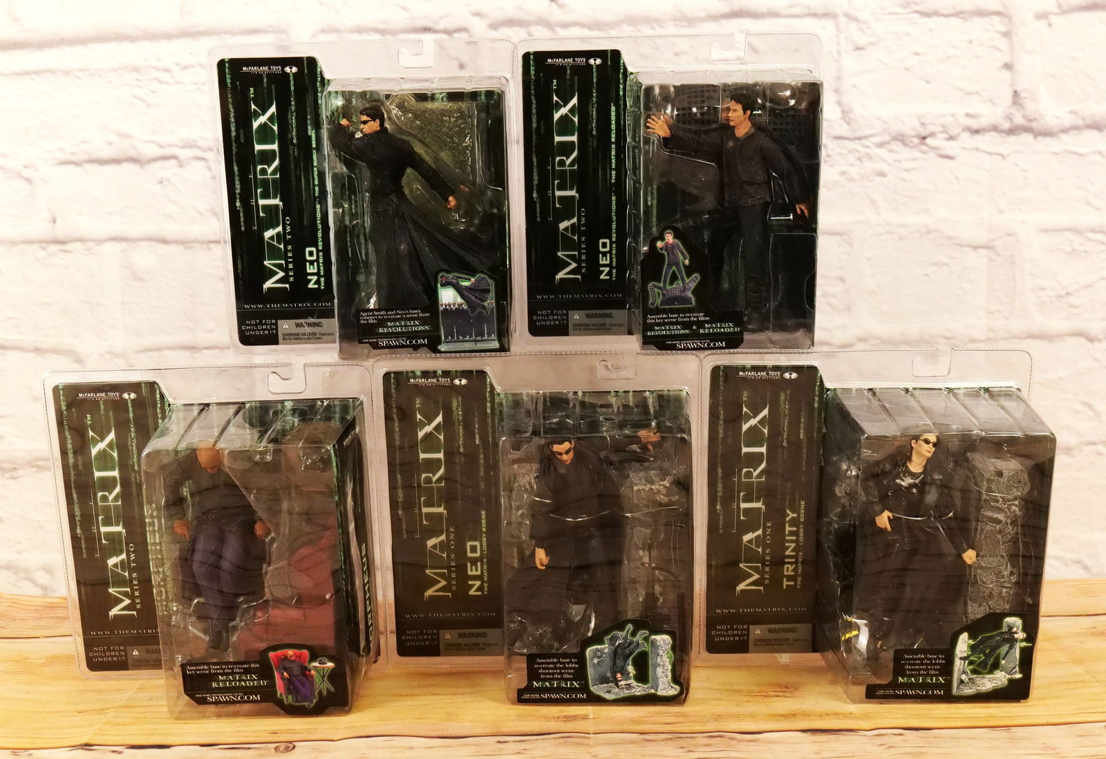 Lot of 5 McFarlane The Matrix Action Figures (1 of 16)