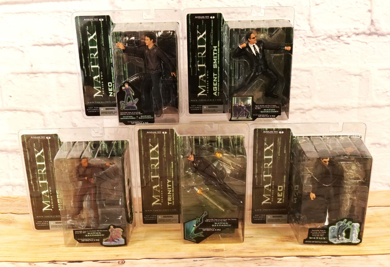 Lot of 5 McFarlane The Matrix Action Figures (1 of 16)