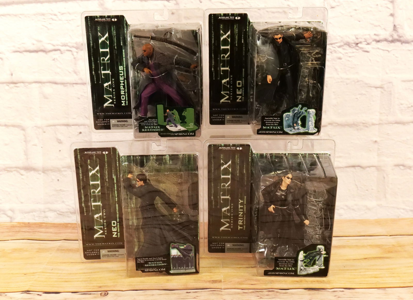 Lot of 4 McFarlane The Matrix Action Figures (1 of 11)