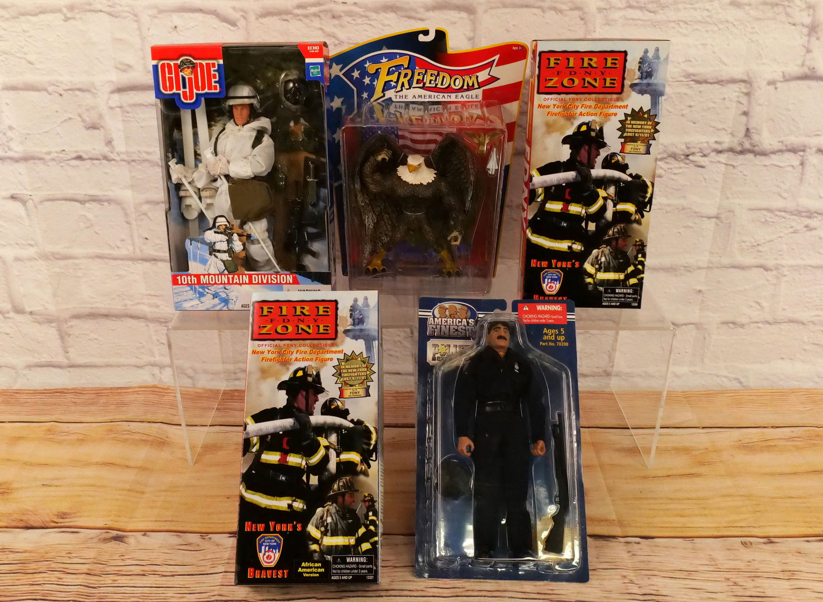 Lot of Mixed Firefighter and Police Action Figures (1 of 14)