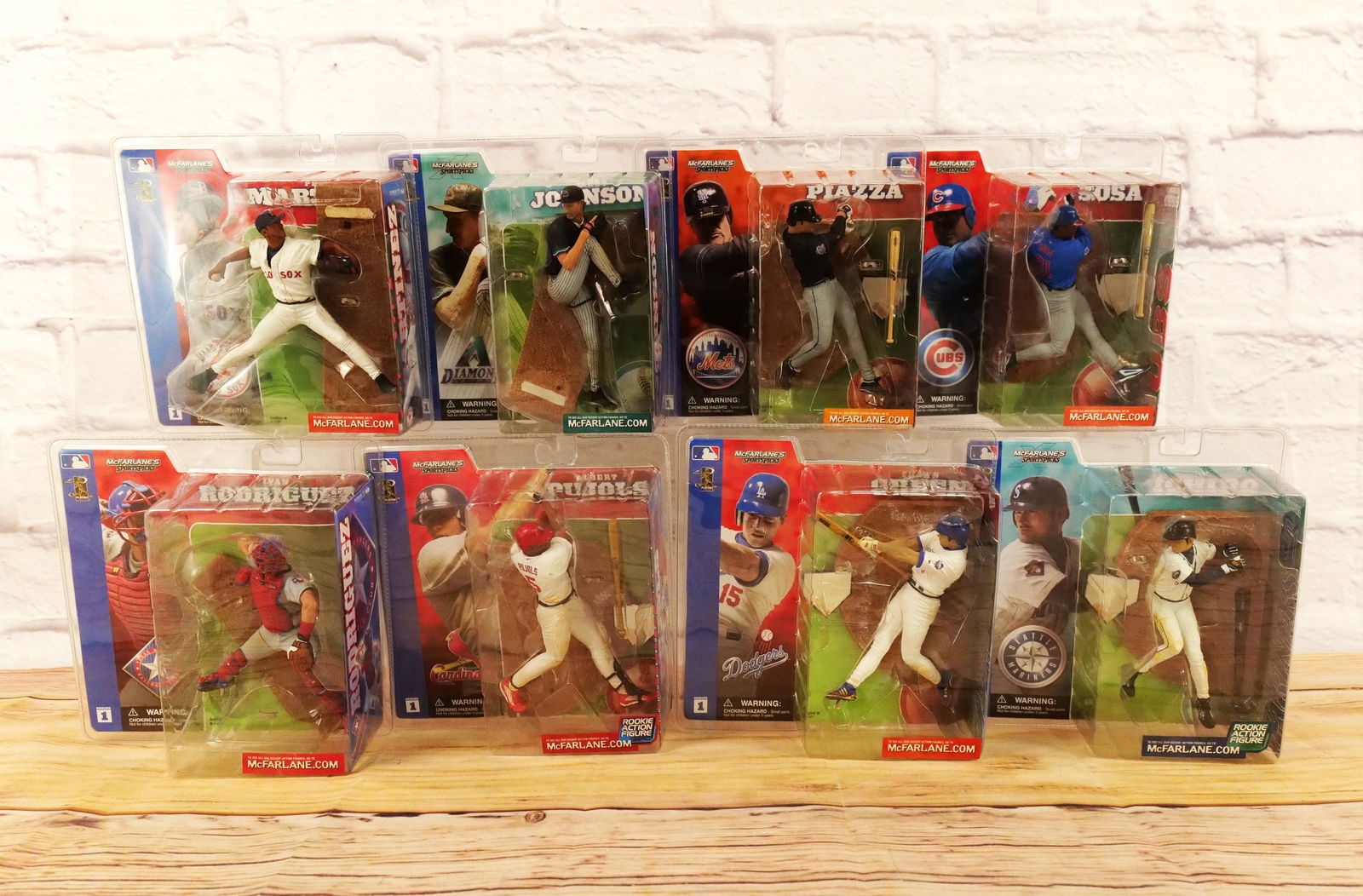 Lot of 8 McFarlane MLB Sports Figures - Series 1 (1 of 17)