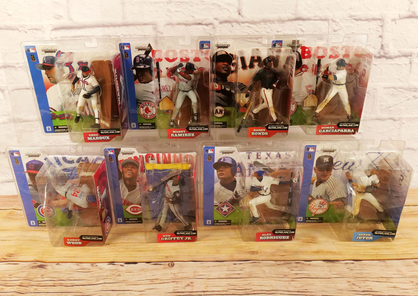 Lot of 8 McFarlane MLB Sports Figures - Series 2 (1 of 17)
