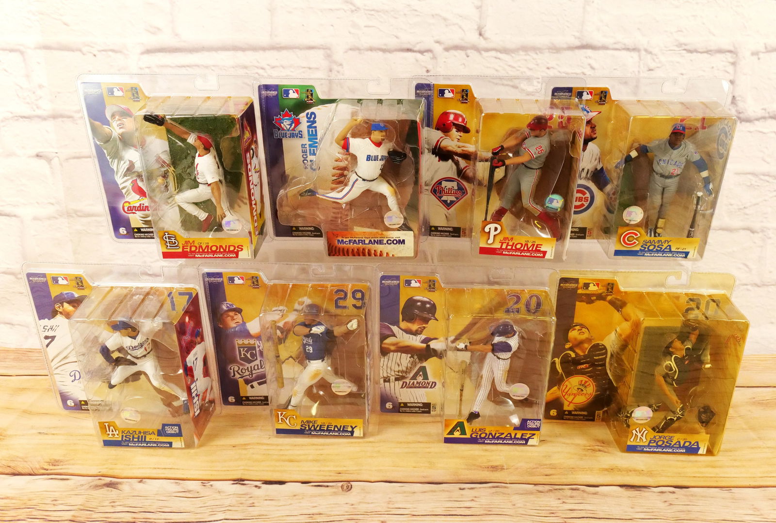 Lot of 8 McFarlane MLB Sports Figures - Series 6 (1 of 17)