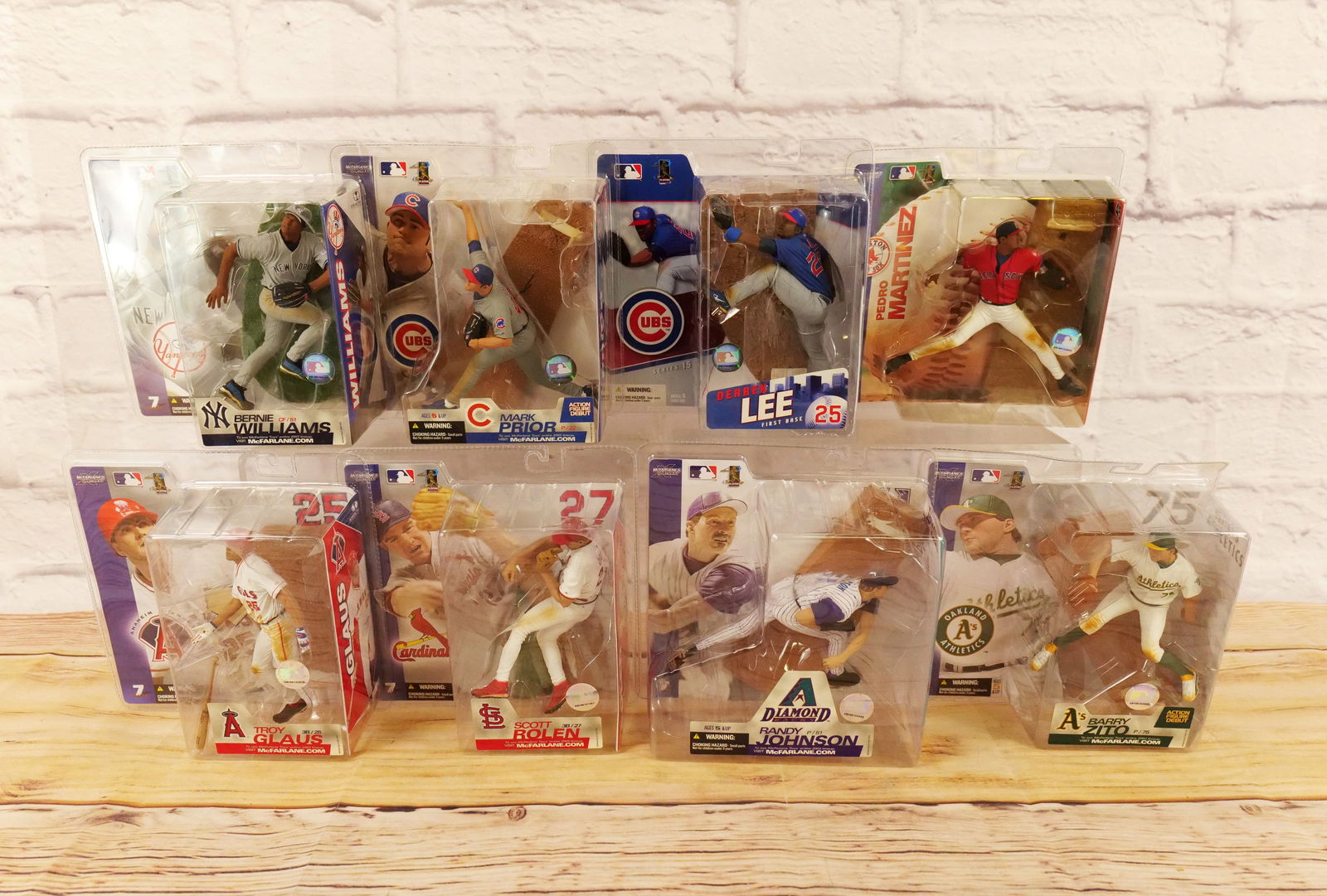 Lot of 8 McFarlane MLB Sports Figures - Mostly Series 7 (1 of 17)