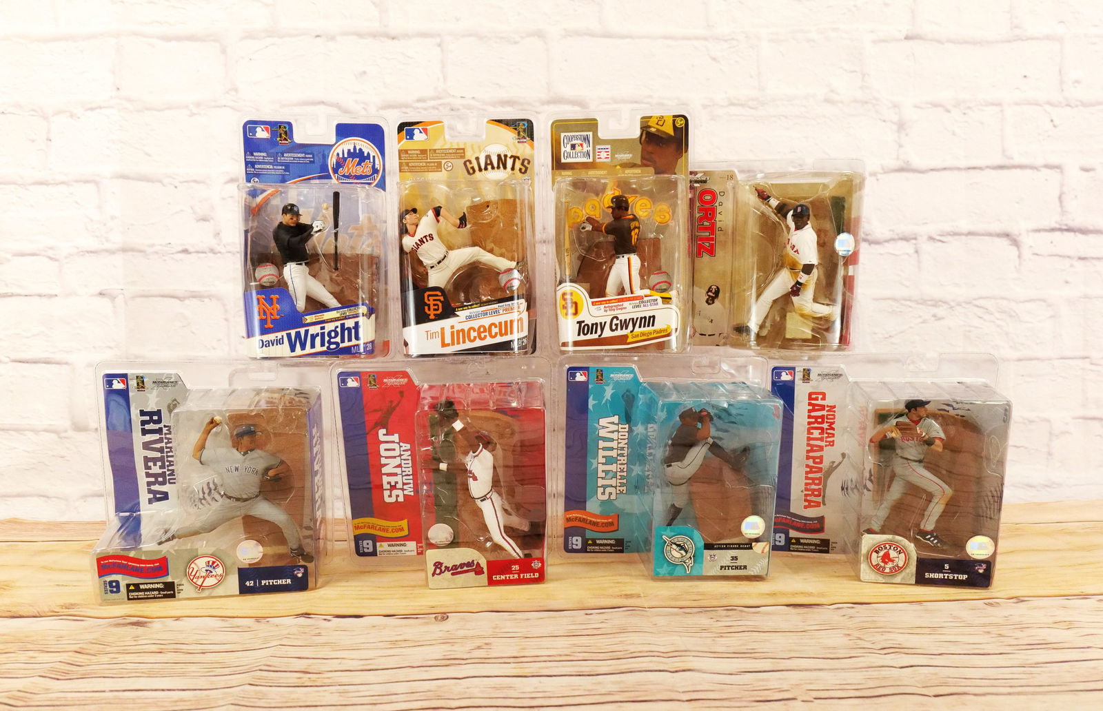 Lot of 8 McFarlane MLB Sports Figures - Mixed Series (1 of 10)