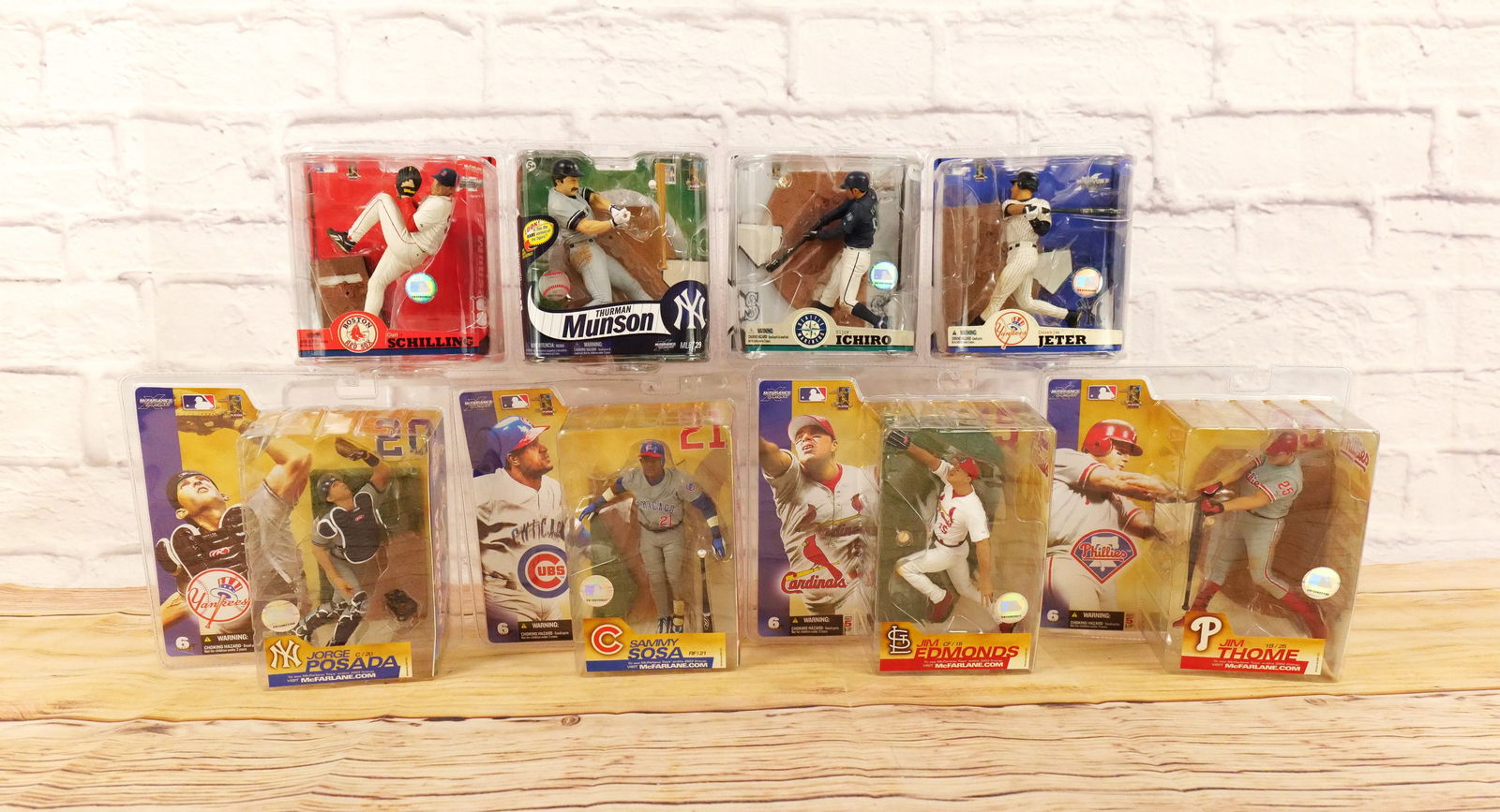 Lot of 8 McFarlane MLB Sports Figures - Mixed Series (1 of 10)