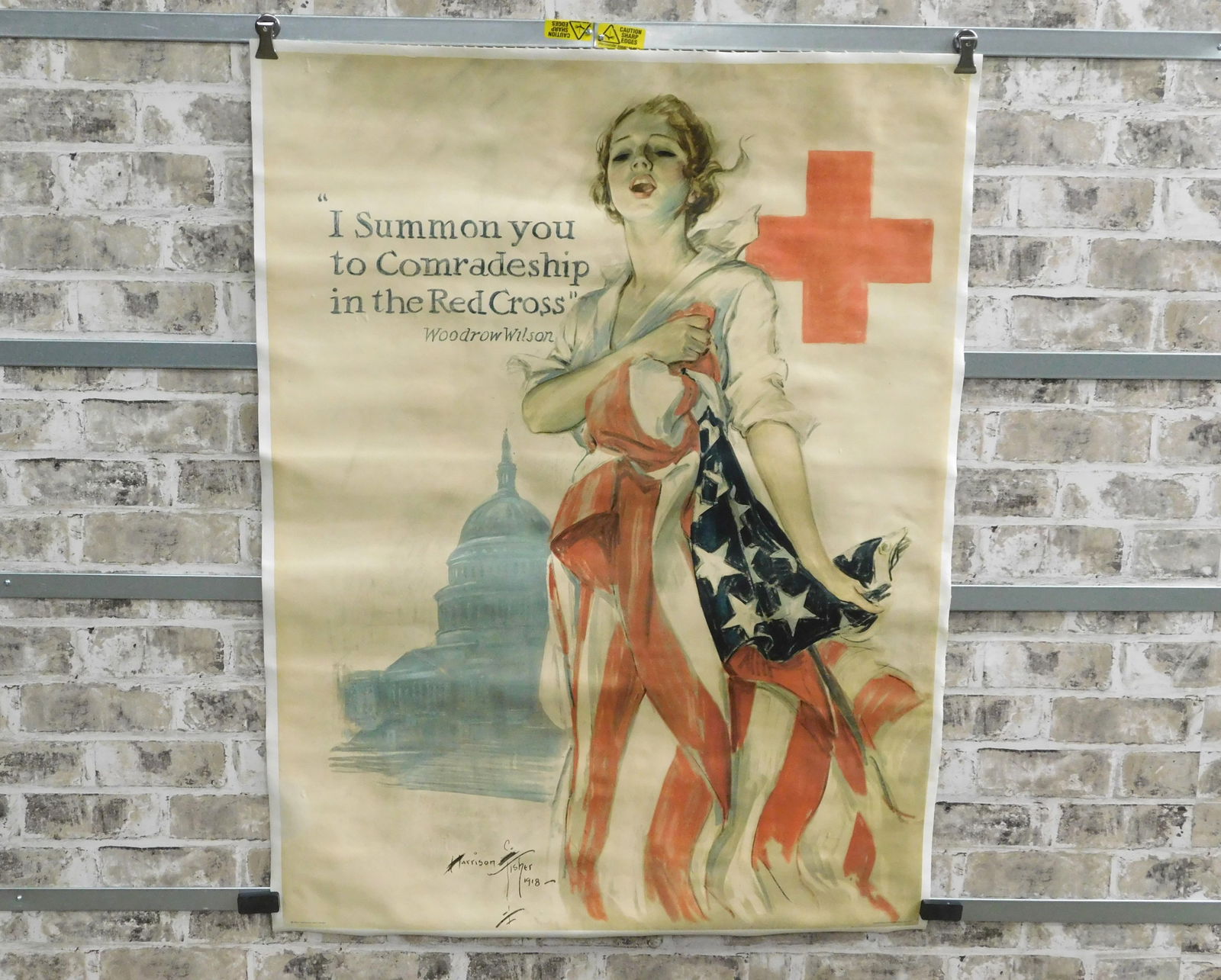 I Summon You to Comradeship WWI Lithograph (1 of 16)