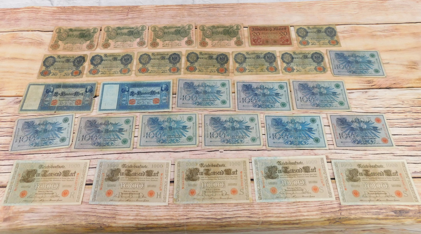 Group of Early German Currency (1 of 12)