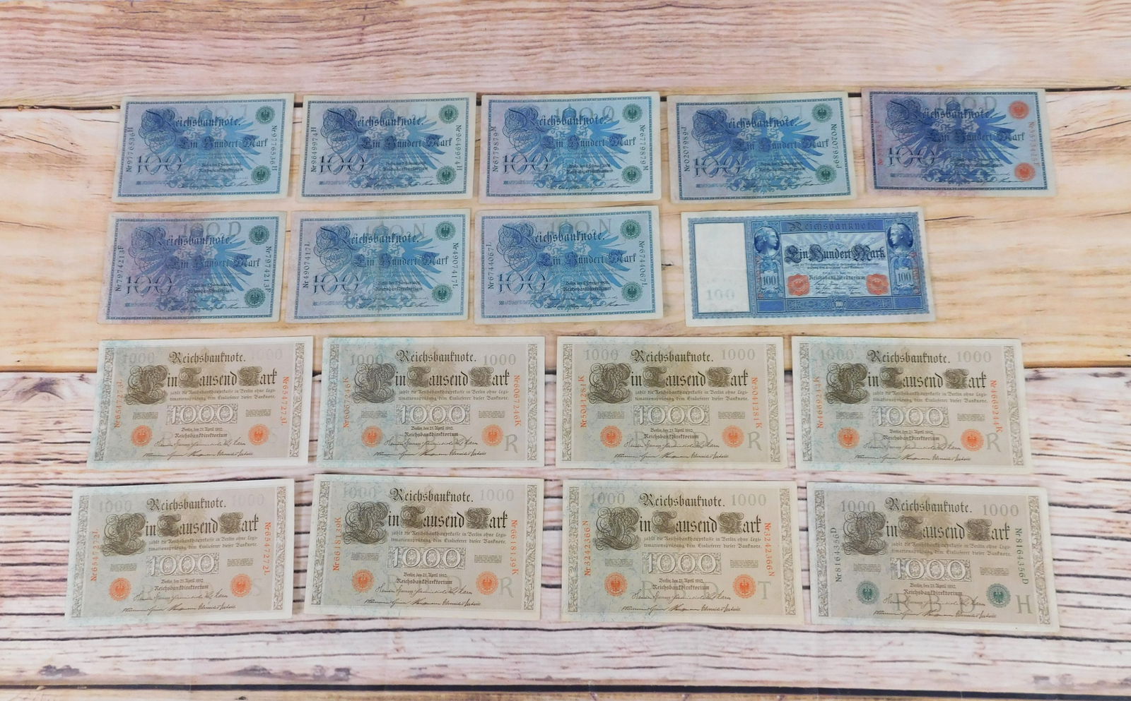 Group of Early German Currency (1 of 10)