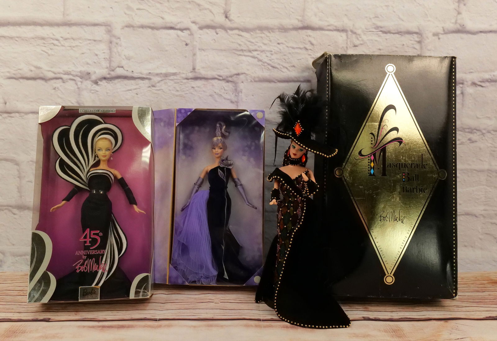 Lot of 3 Bob Mackie Barbie Dolls (1 of 18)