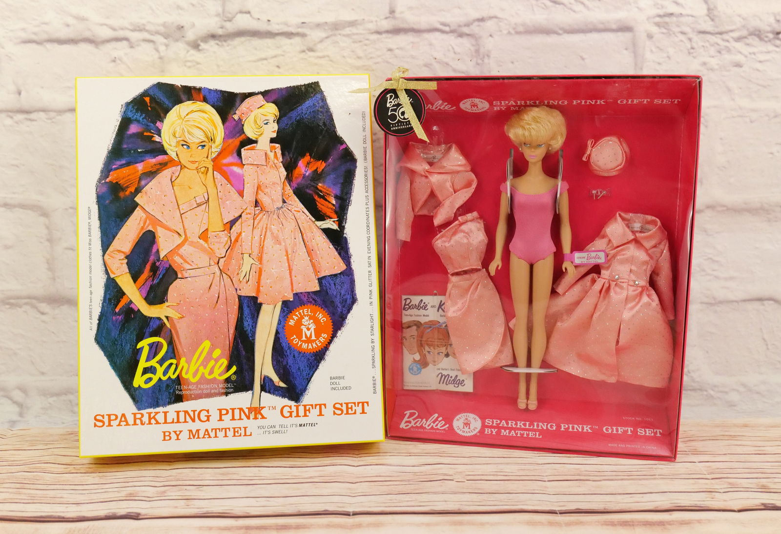 Sparkling Pink Barbie Doll Gift Set - 50th Anniversary (1 of 8)