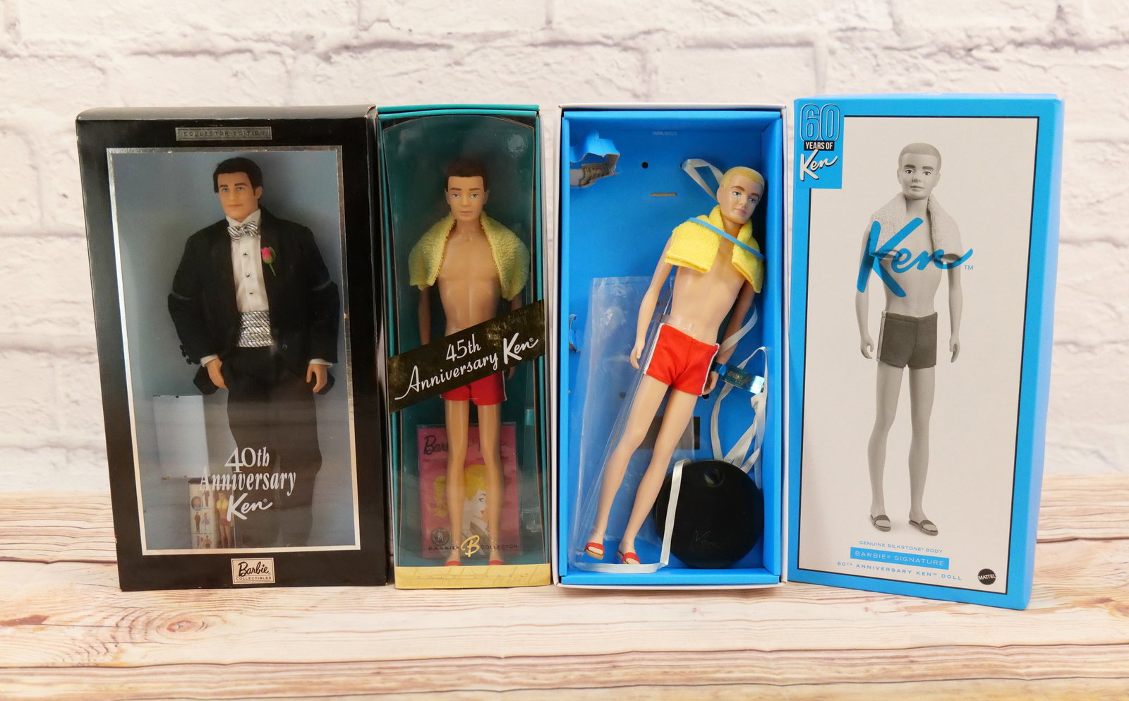 Lot of 3 Anniversary Ken Dolls (1 of 9)