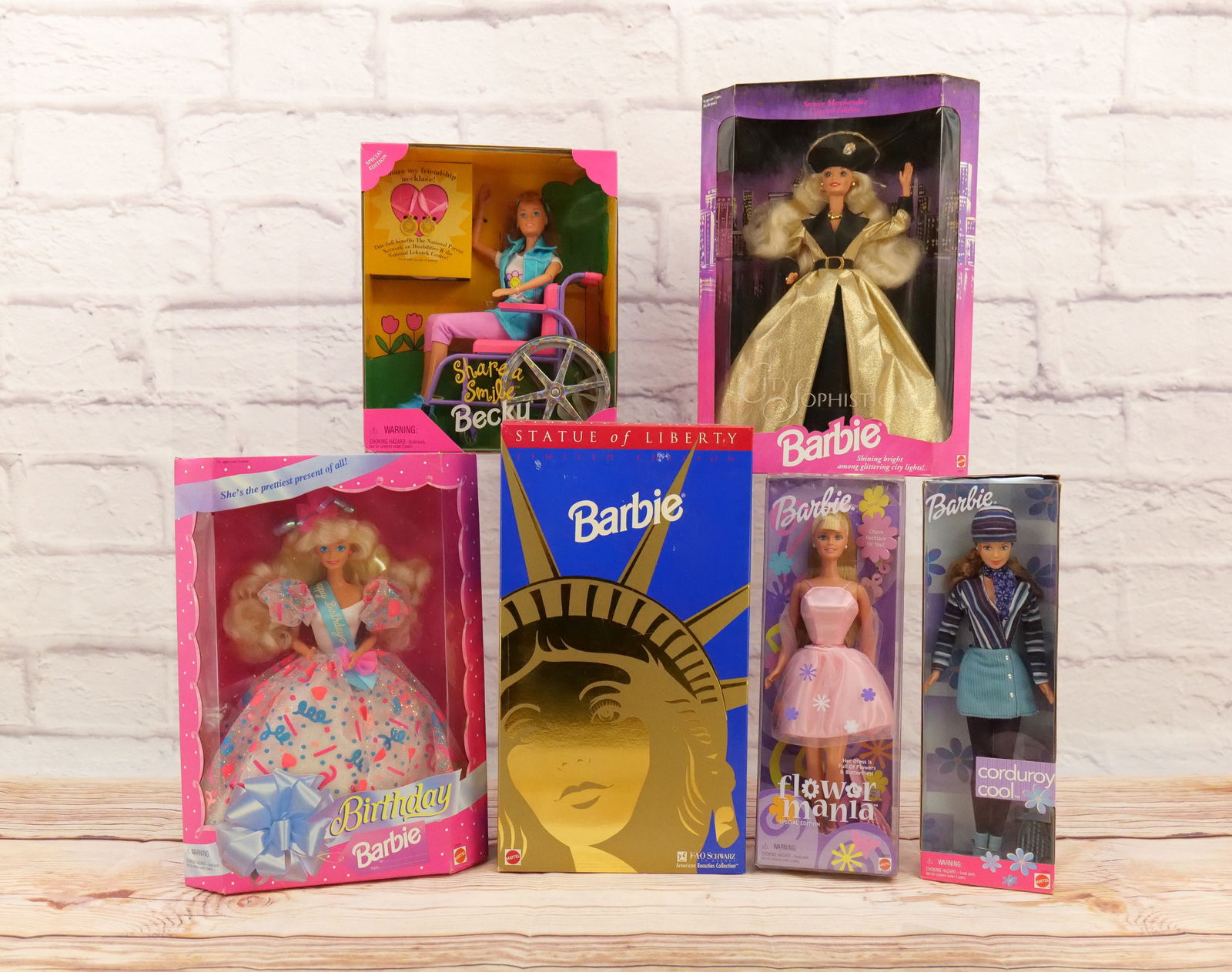 Lot of 6 Barbie Dolls (1 of 12)