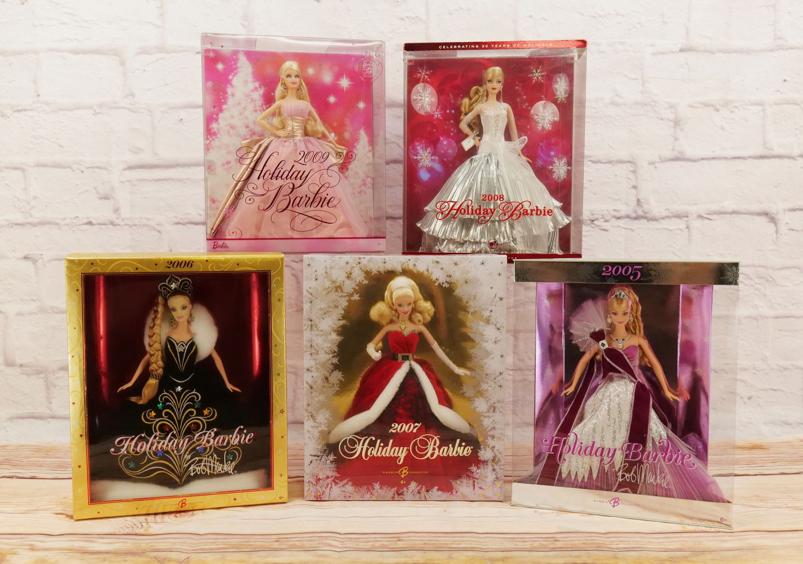 Lot of 5 Holiday Barbie Dolls (1 of 11)