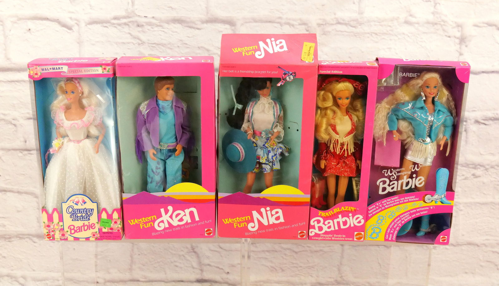 Lot of 5 Barbie Dolls (1 of 19)