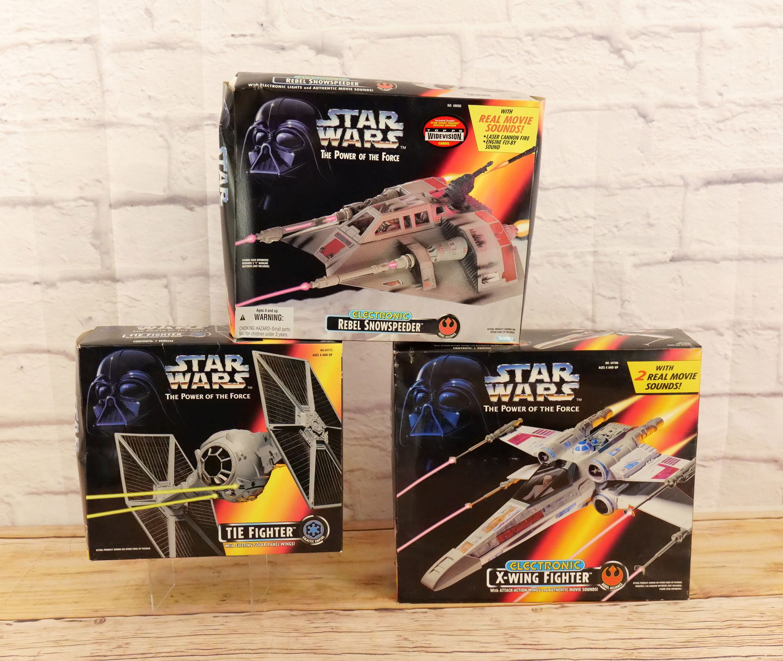 Lot of 3 Star Wars Power of the Force Vehicle Sets (1 of 8)