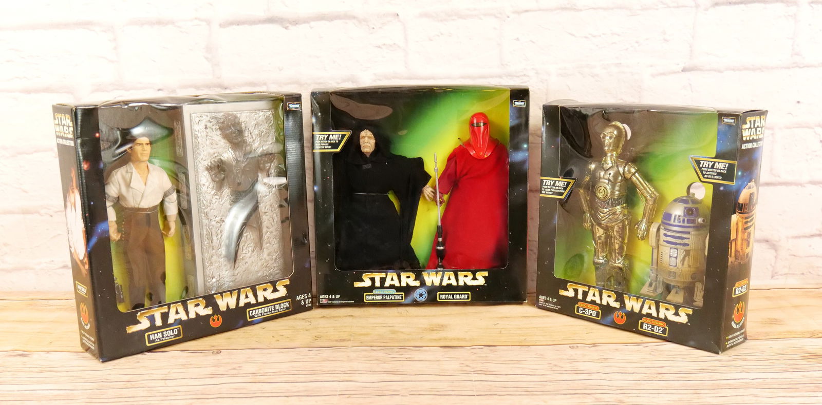 Lot of 3 Star Wars Power of the Force 12" Figure Sets (1 of 9)