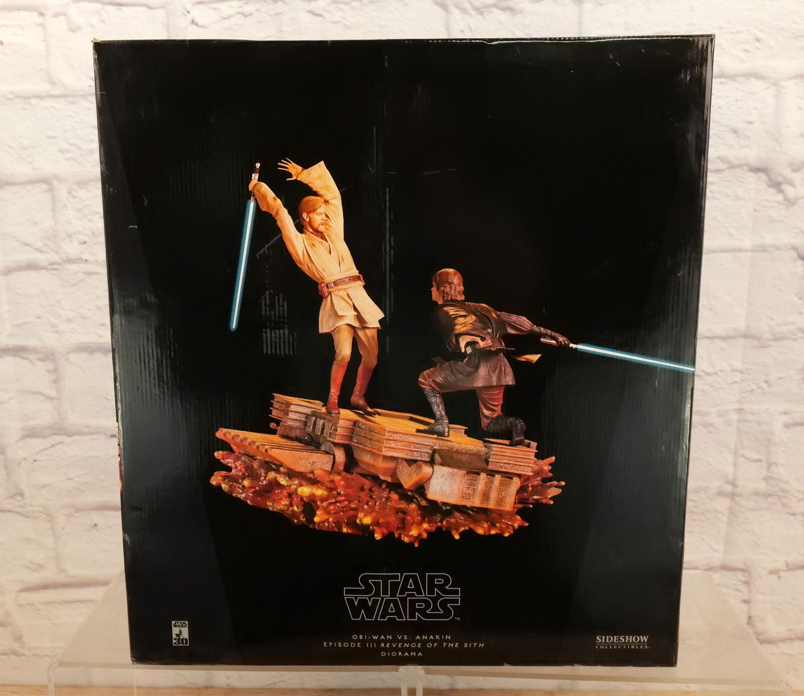 Sideshow Star Wars Obi-Wan vs. Anakin Diorama: Sideshow Collectibles Star Wars Obi-Wan vs. Anakin Episode III Revenge of the Sith Diorama. Limited Edition #282/1250. Like New in Box. All invoices must be paid within 24 hours of the sale. We offer