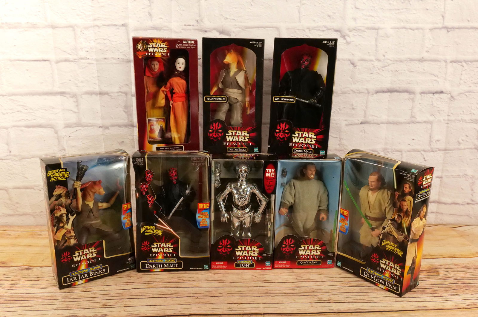 Lot of Star Wars Episode 1 Action Figures (1 of 14)