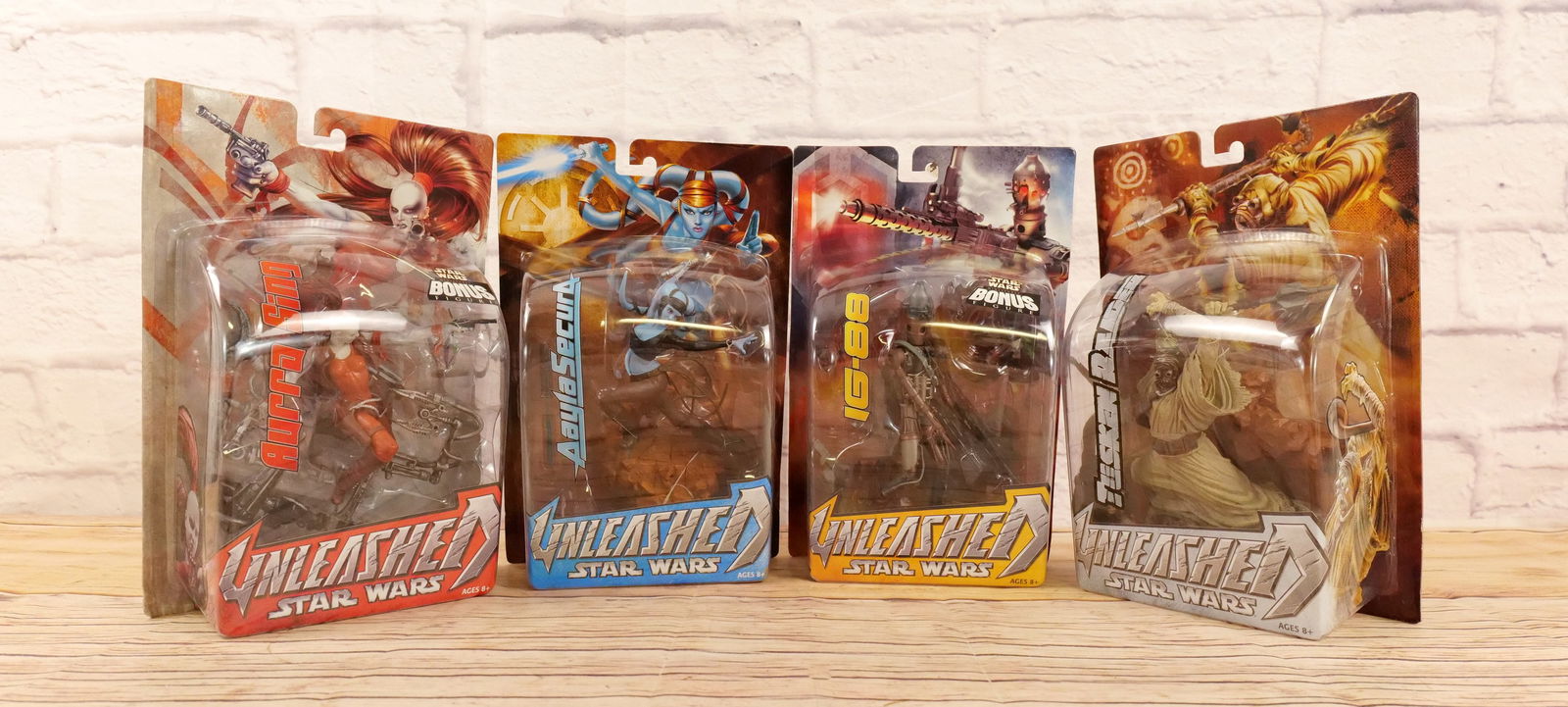 Lot of 4 Star Wars Unleashed Action Figures (1 of 10)