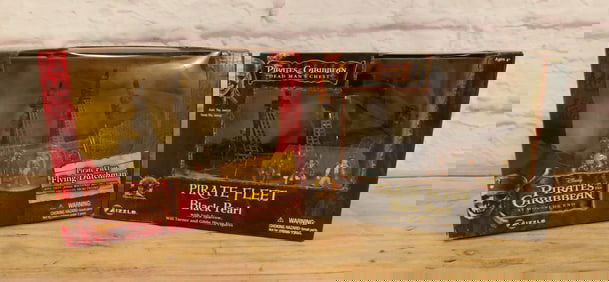 Lot of 2 Pirates of the Caribbean Miniature Figure Sets