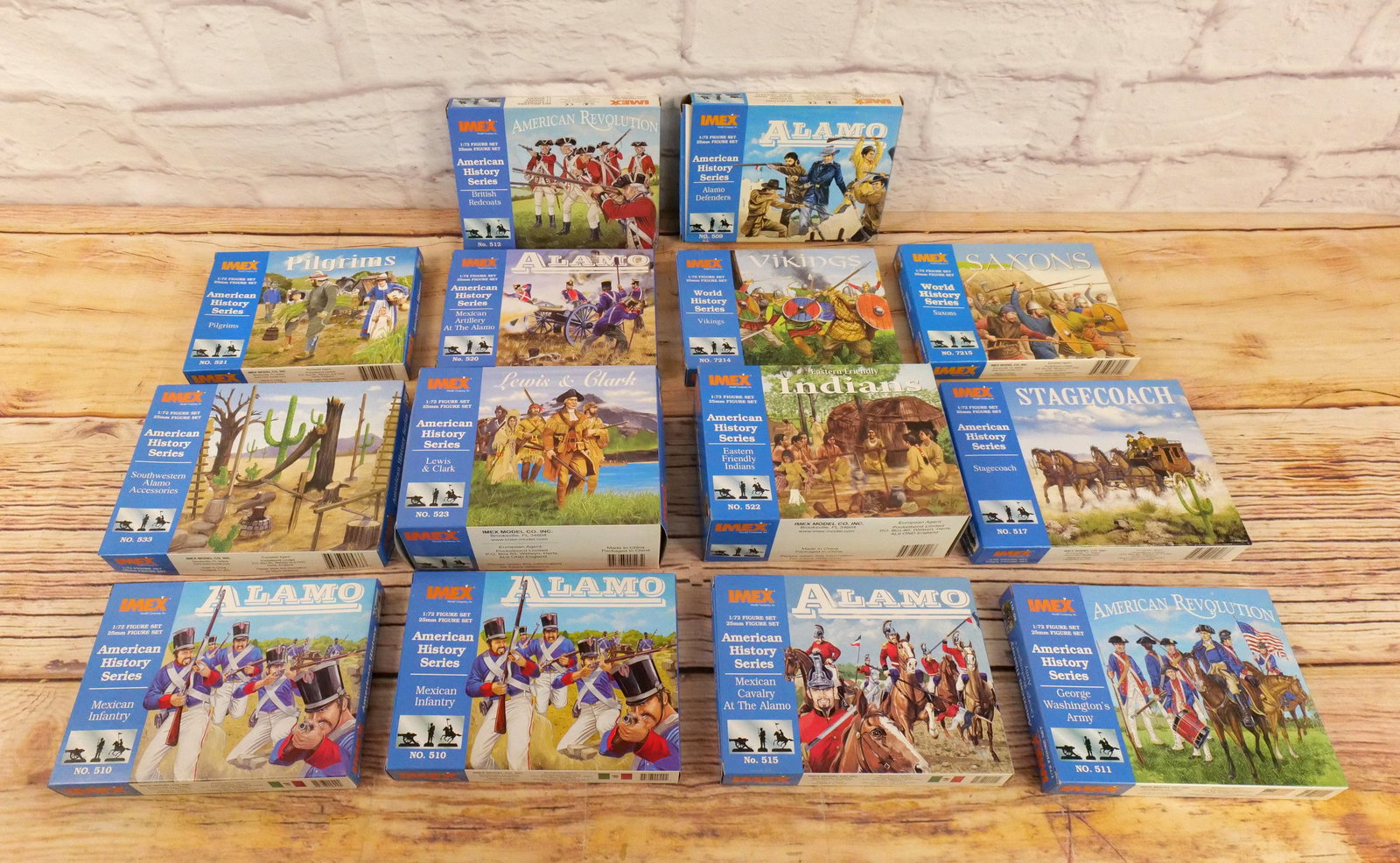 Lot of 14 Imex 1:72 Scale Plastic Military Figure Sets (1 of 15)