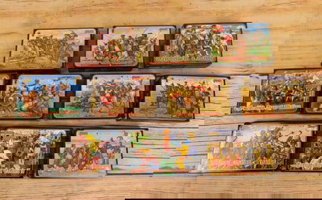 Lot of 10 Strelets Plastic 1:72 Scale Military Figures