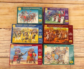 Lot of 6 Zvezda 1:72 Scale Military Figures