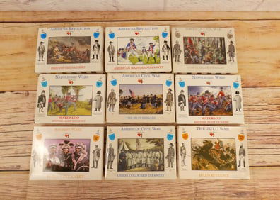 Lot of 9 A Call to Arms Military 1:72 Scale Plastic Figures