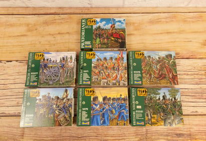 Lot of 7 Revell 1:72 Scale Plastic Military Figure Sets