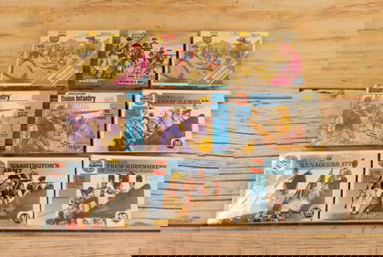 Lot of 9 AirFix and MPC Military Plastic Figure Sets