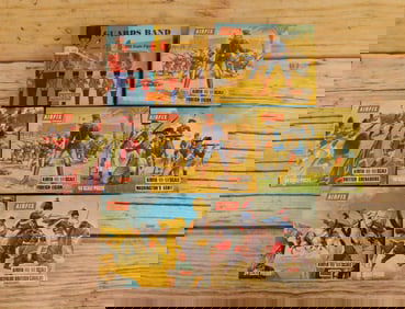 Lot of 7 AirFix Plastic HO-OO Scale Military Figure Sets