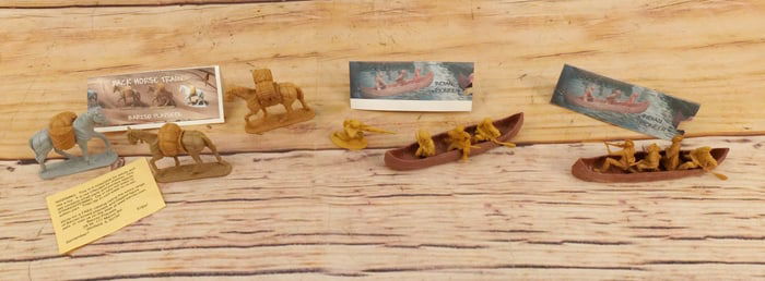 Lot of 3 Barzso Figures Sets