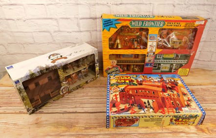 Lot of 3 Western Themed Playsets