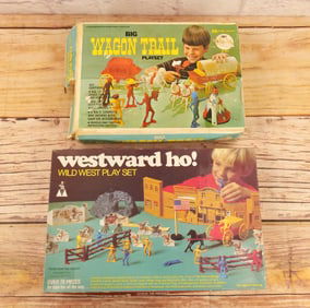 Lot of 2 Wild West Playsets