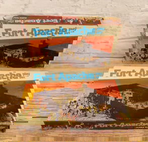 Marx Fort Apache Playset Lot