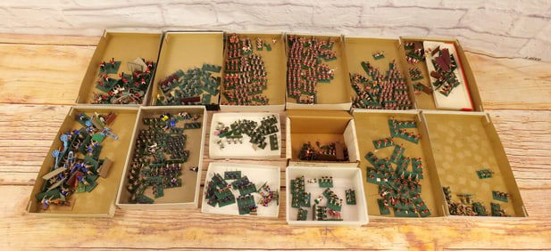 Lot of Revolutionary War Custom Hand Painted Military Figures