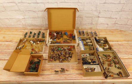 Lot of Western Themed Custom Hand Painted Figures