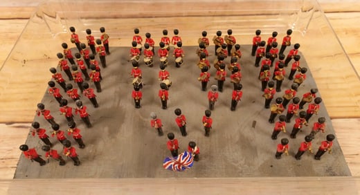 Lot of Custom Hand Painted Queens Guard Figures