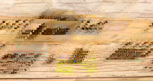 Lot of Custom Hand Painted Military Figures