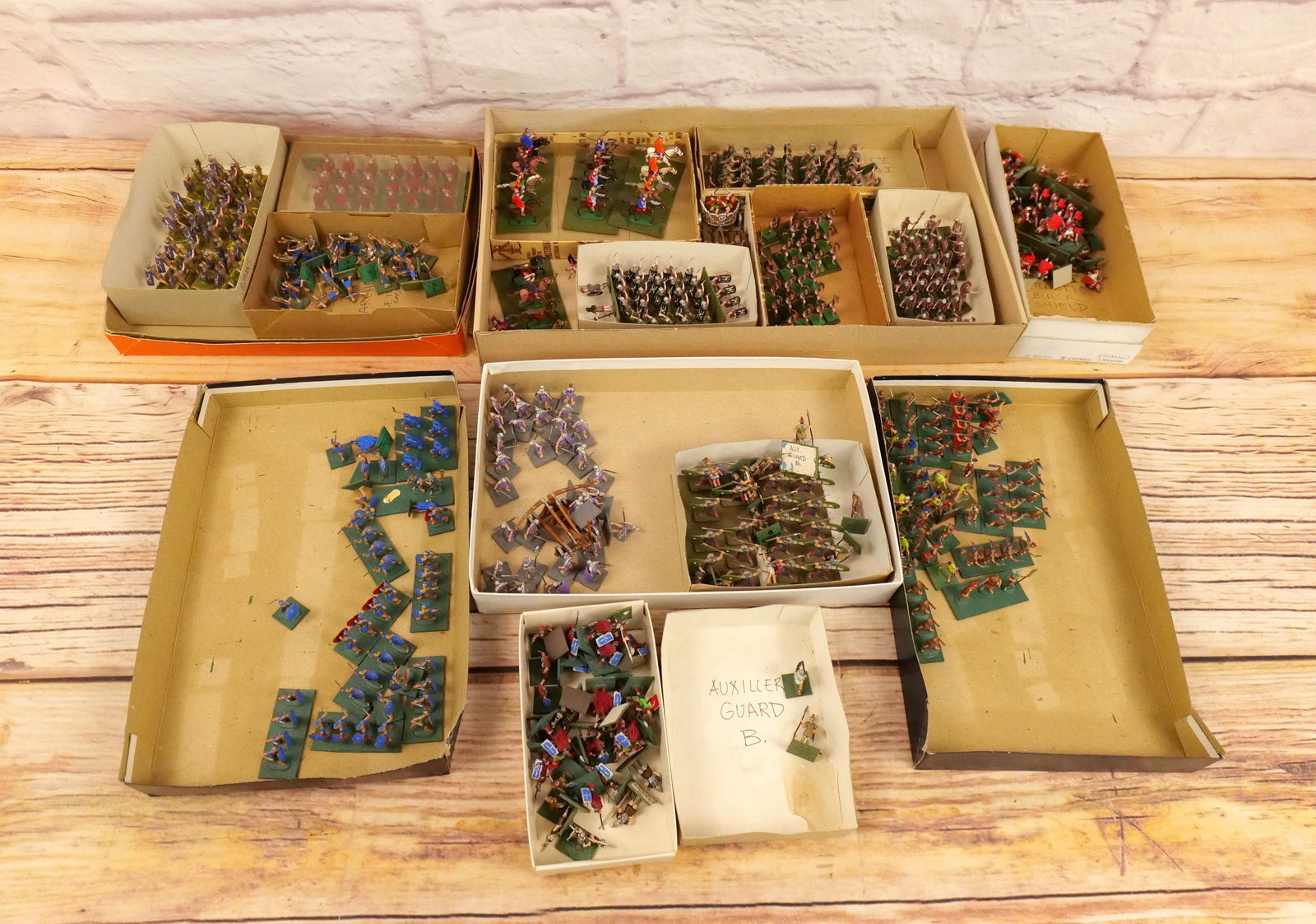 Lot of Custom Hand Painted Plastic Roman Figures (1 of 13)